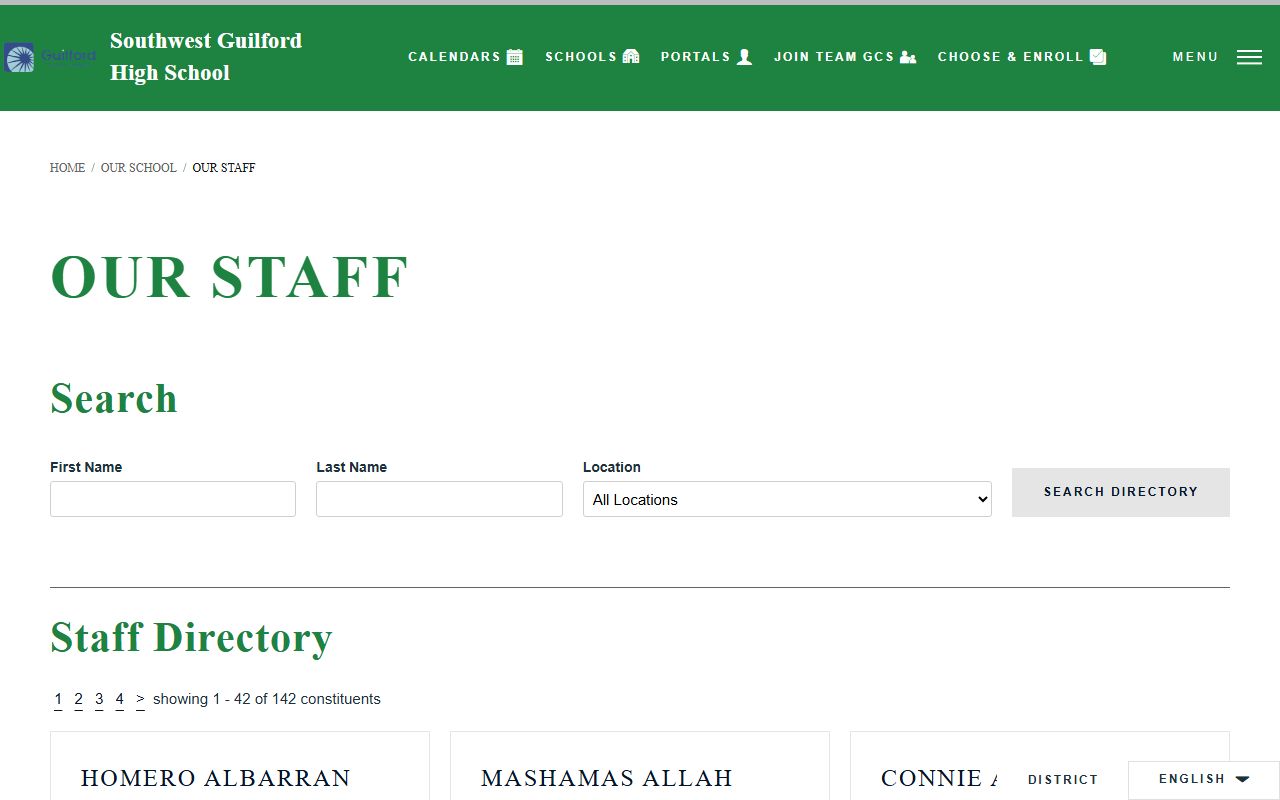 High Point phone directory Guilford County Schools staff directory
